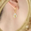 Avocado Drop Earrings - Image 4